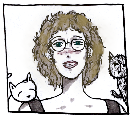 drawing of kaya (me!)